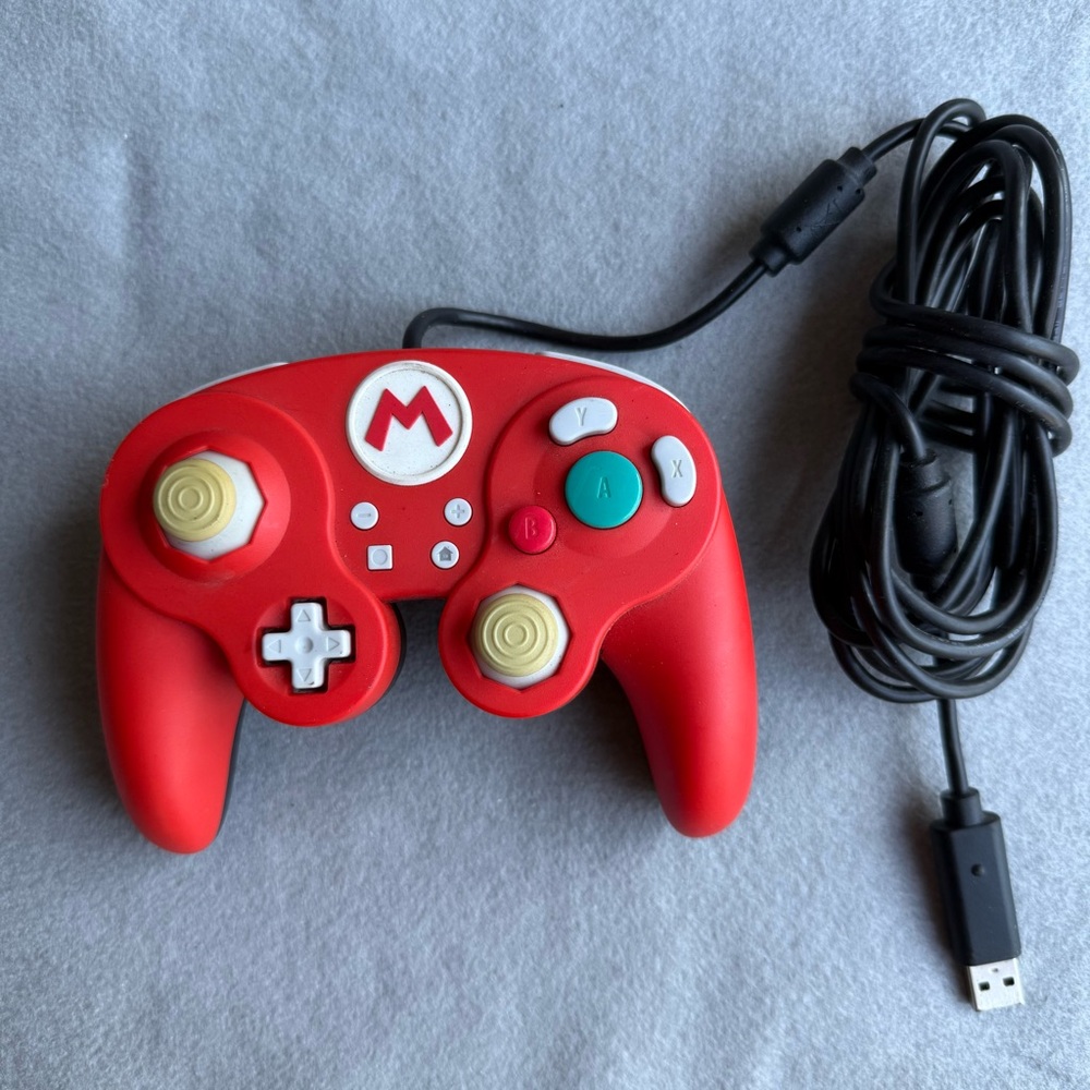 Club Nintendo AUTHENTIC Mario GameCube Controller for Nintendo Switch